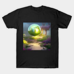 Fairy Garden Glass Ball T-Shirt